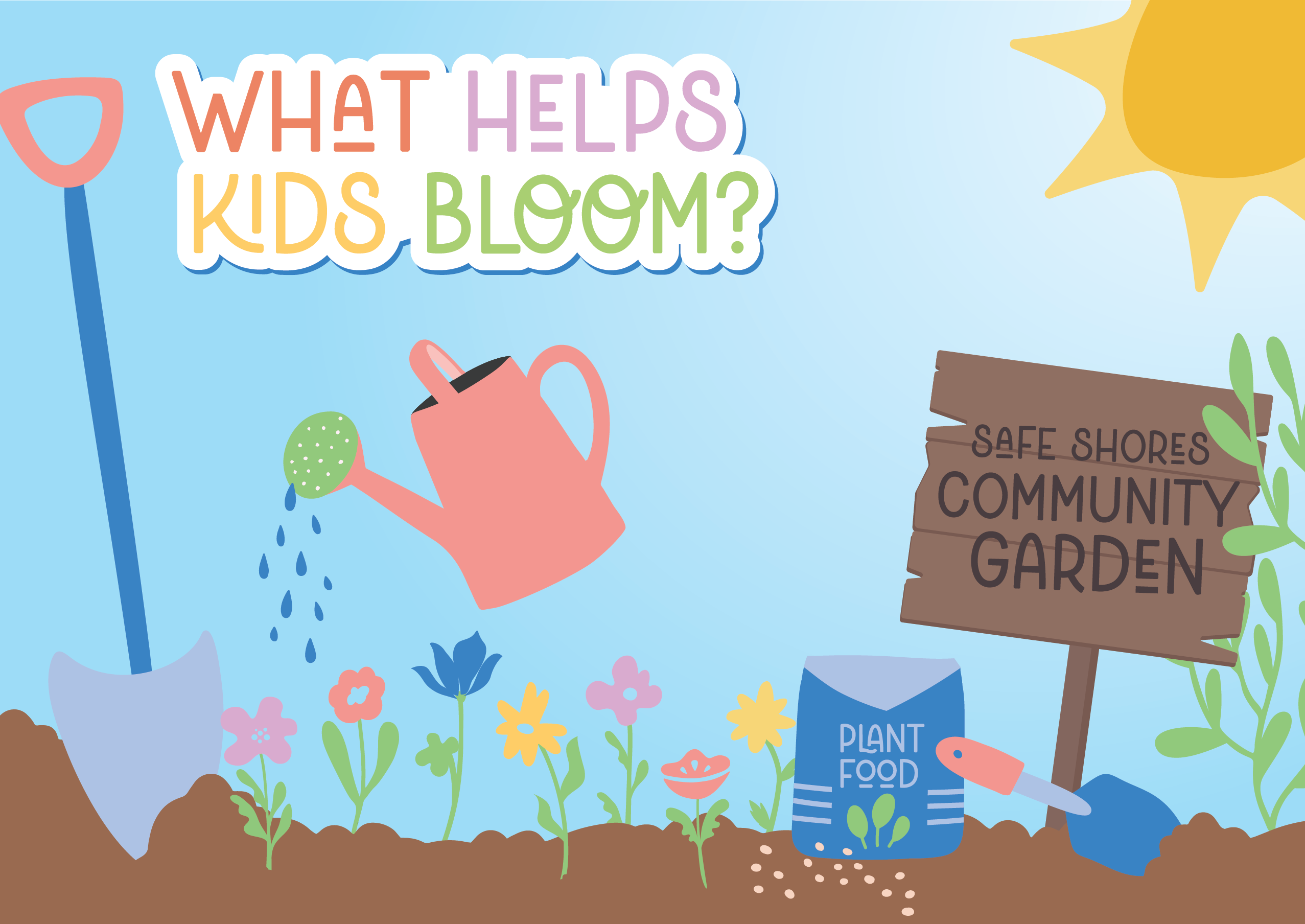 Your Gift to Safe Shores Helps Children Grow and Bloom