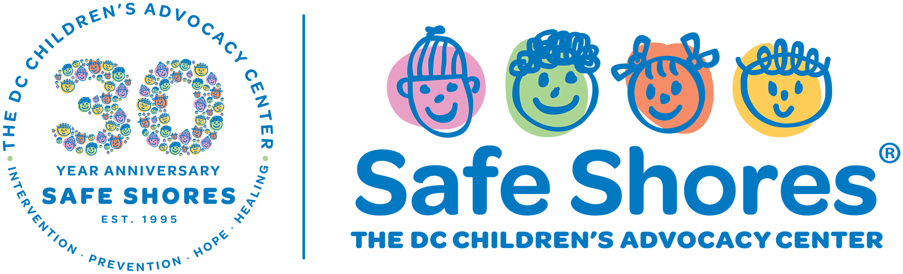 Safe Shores 30th Anniversary Logo